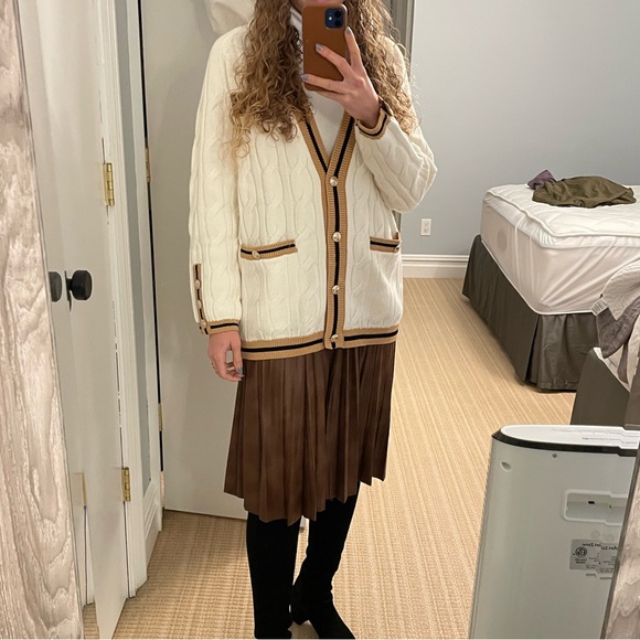 Maje Varsity Cardigan - Picture 1 of 5